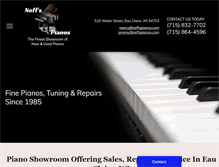 Tablet Screenshot of neffspianos.com